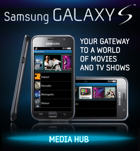 HeaderImage - Samsung GalaxyS - Your Gateway to a World of Movies and TV Shows - Media Hub