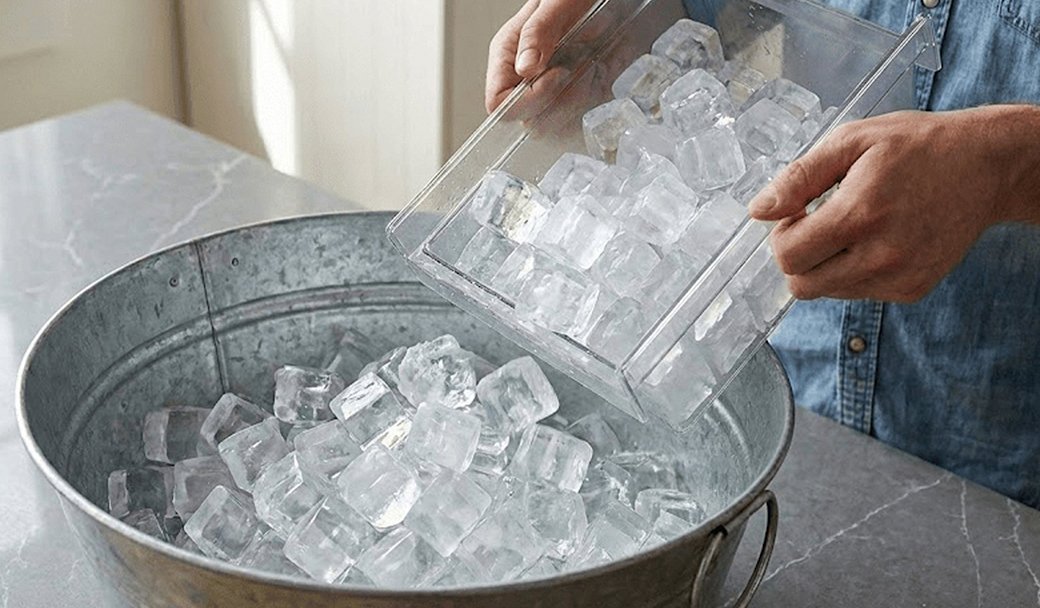 Ice is contaminated