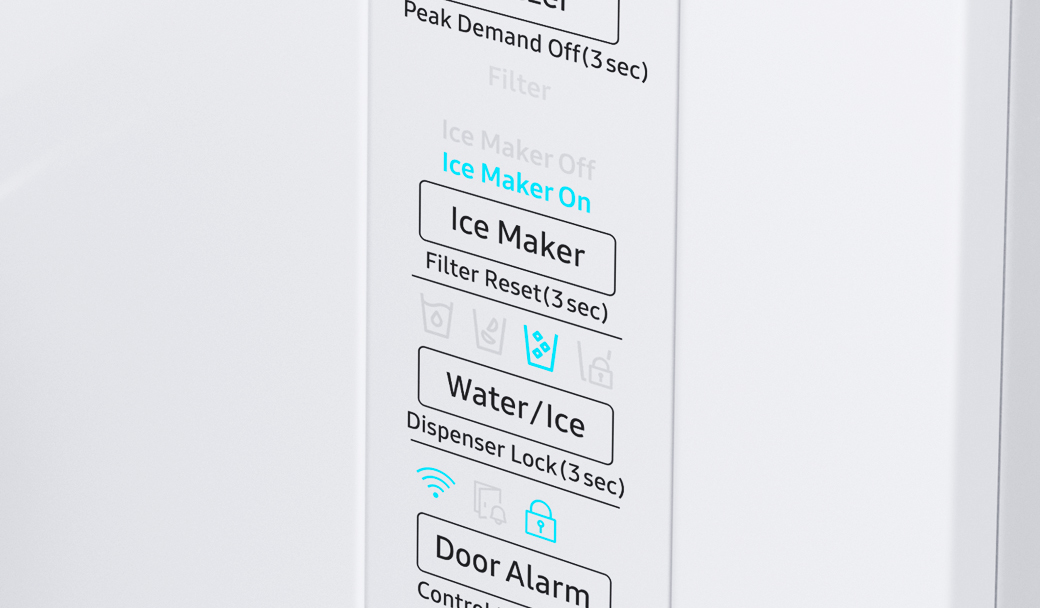 Verify the ice maker is on